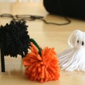 halloween pom pom creatures