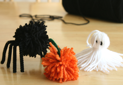 halloween pom pom creatures halloween pom pom creatures