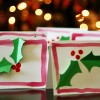 Holly Card Christmas Craft for kids