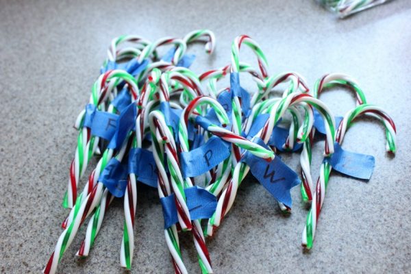 how to make candy cane alphabet hide and seek game