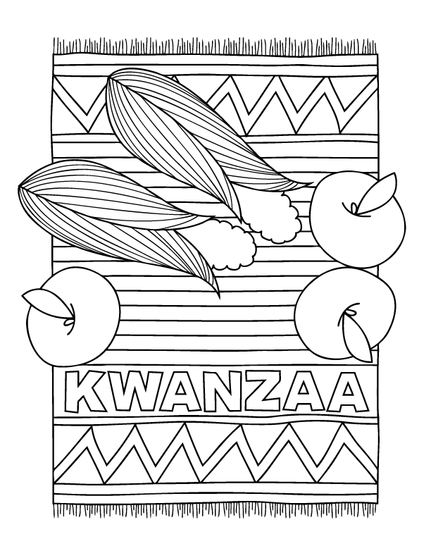 Kwanzaa Coloring Page