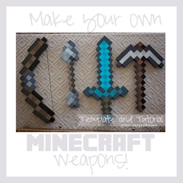 DIY Minecraft Weapons