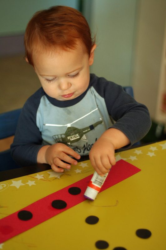 Ladybug hat craft for little ones