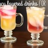 Fancy layered drinks for kids