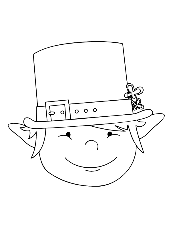 Leprechaun Coloring Page