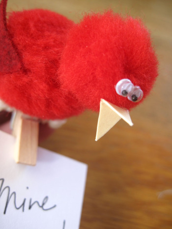 Love Bird Pom Pom Craft