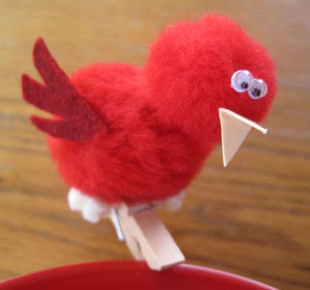 Crafty Pom Pom Birdie