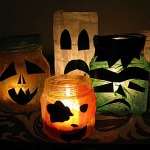 Luminary Halloween Jars