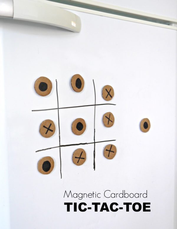 How to make Giant Tic Tac Toe Board Game from cardboard