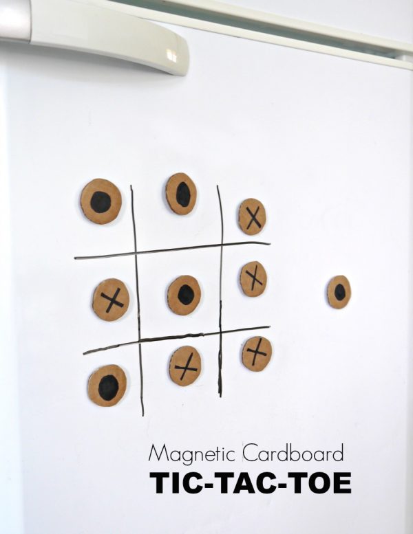 How to make Giant Tic Tac Toe Board Game from cardboard 