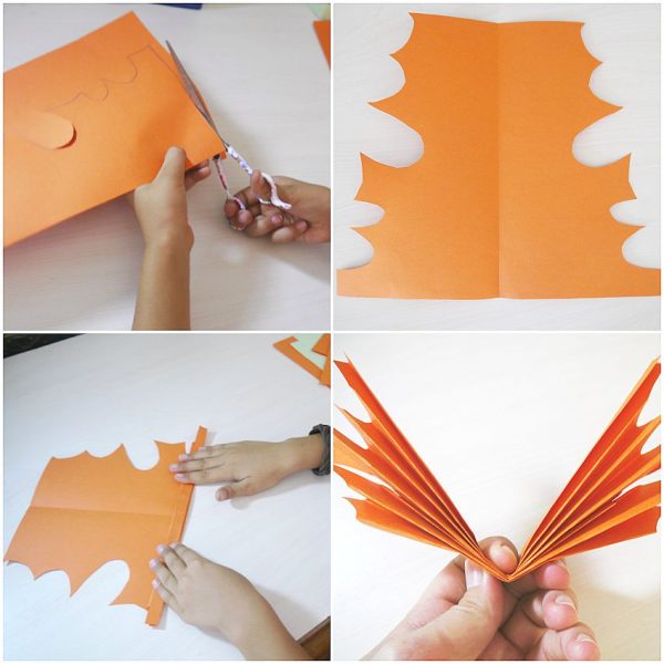 DIY Paper Leaf Garland