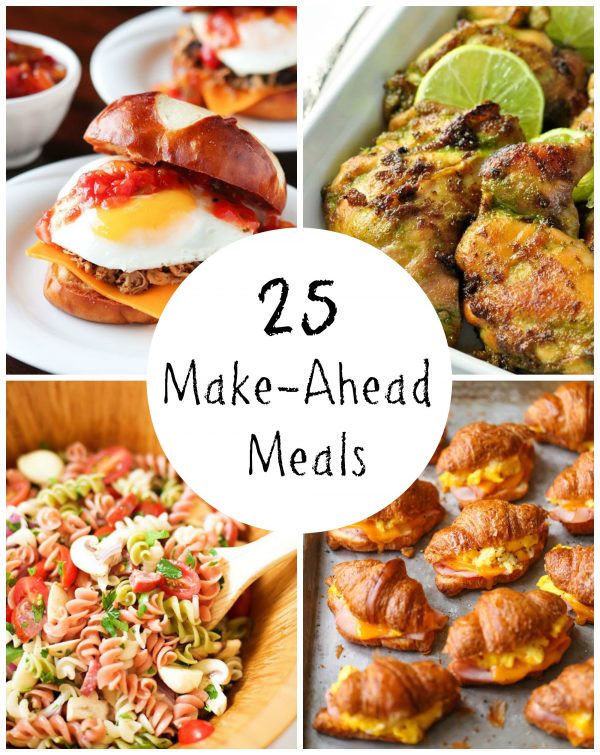 25 Make-Ahead Meals for the Family