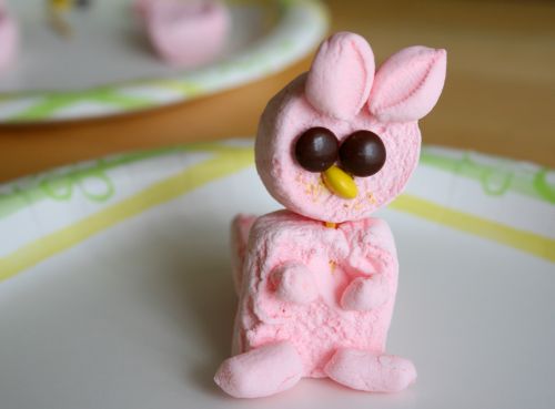 Homemade Marshmallow Bunny