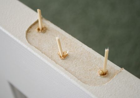 Match stick in Door
