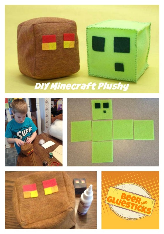 Felt Plush Minecraft Cubes