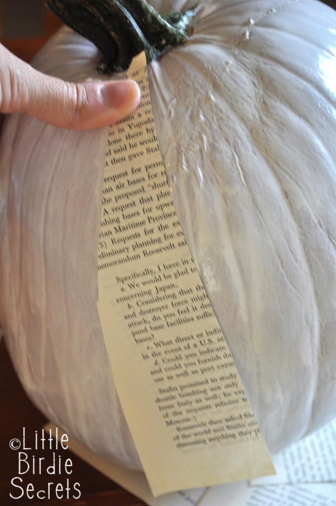 Little Birdie Secrets: foam christmas tree tutorial {paper covered}