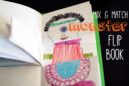 Monster Mix and Match Flip Book