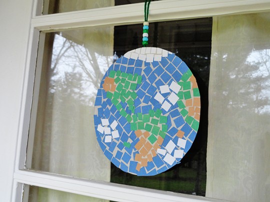 Create a Mosaic Earth for Earth Day