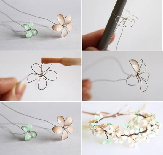 DIY Nail Polish Flowers