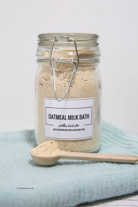 DIY Oatmeal Milk Bath