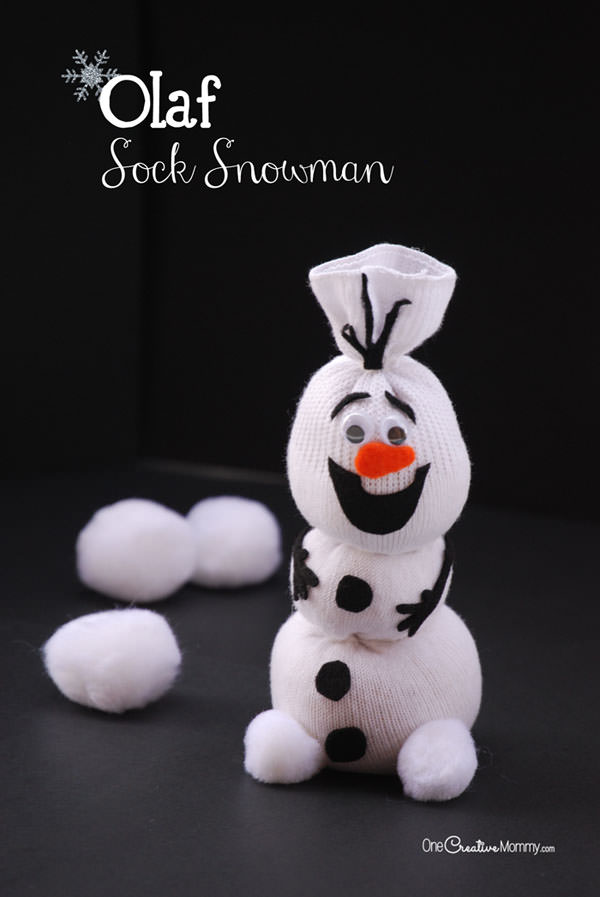 Olaf Sock Snowman
