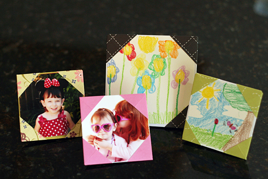 origami picture frame