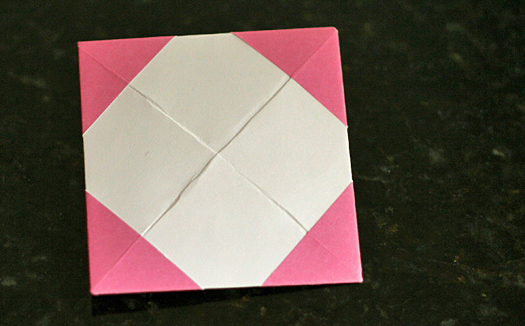 origami frame finished