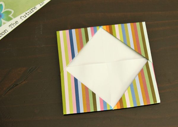 Gift card holder origami