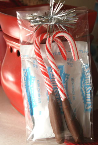 Chocolate Dipped Candy Canes