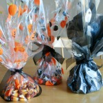 Painted Cellophane Goodie Bags