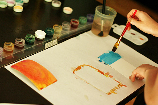 Watercolor popsicles