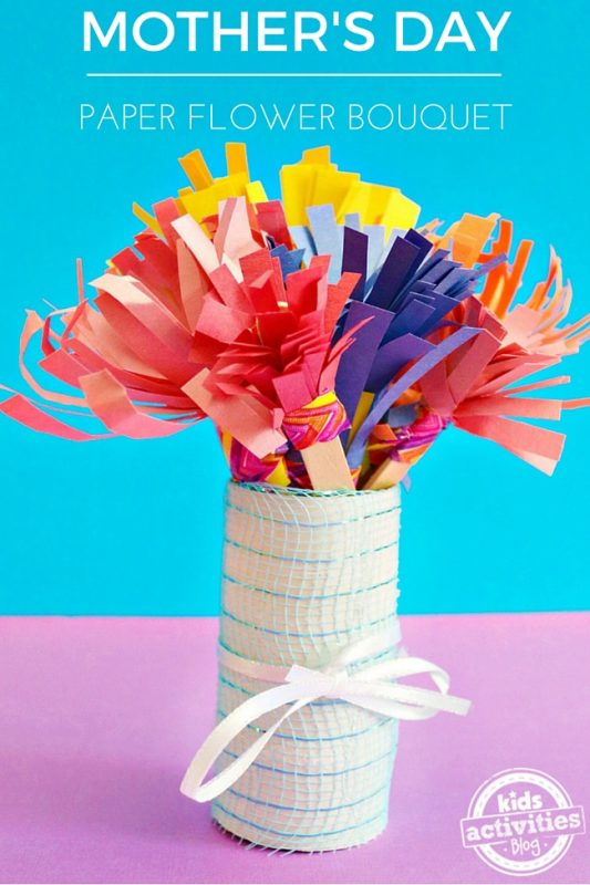 Mother's Day Paper Flower Bouquet