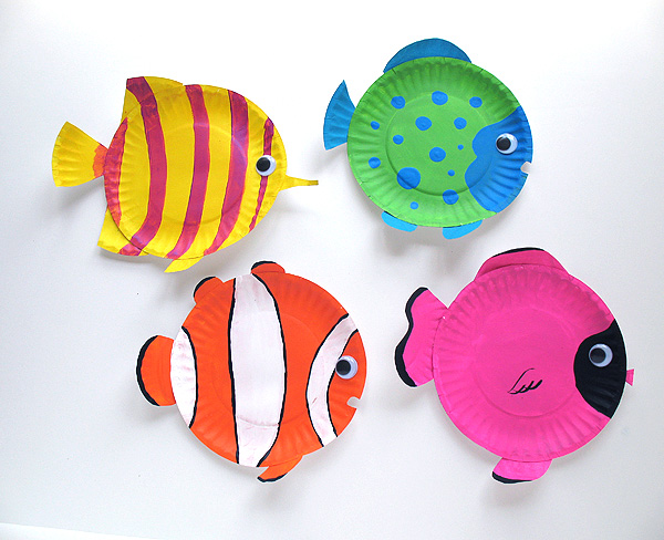 Paper Plate Fish Craft