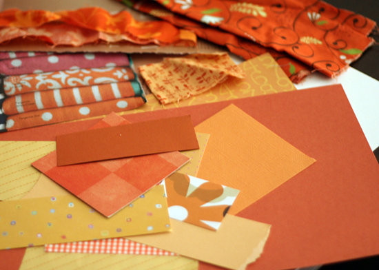 Supplies for Patchwork Pumpkin