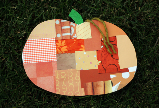 Craft a Patchwork Pumpkin