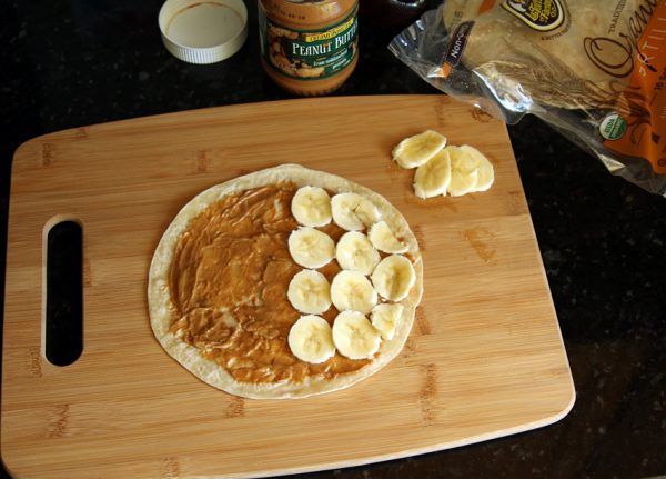 Kids in the Kitchen: Peanut butter and banana quesadilla