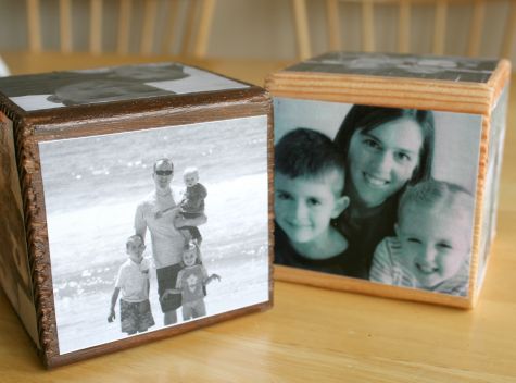 Mod Podge Photo Cube