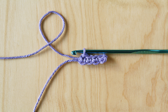 Crochet Bunting Necklace Pieces