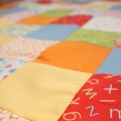 Piecing Cut Squares