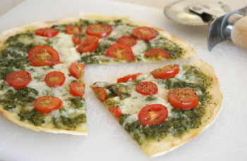 pesto pizza