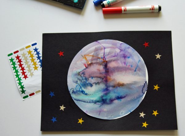 Kids' art project: create your own planet