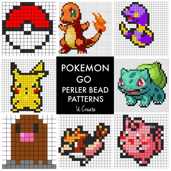 Pokémon Go Perler Bead Patterns