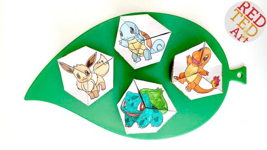 Pokémon Evolution Kaleidoscope Paper Toy