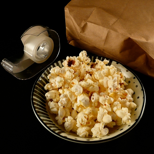 Homemade Microwave Popcorn