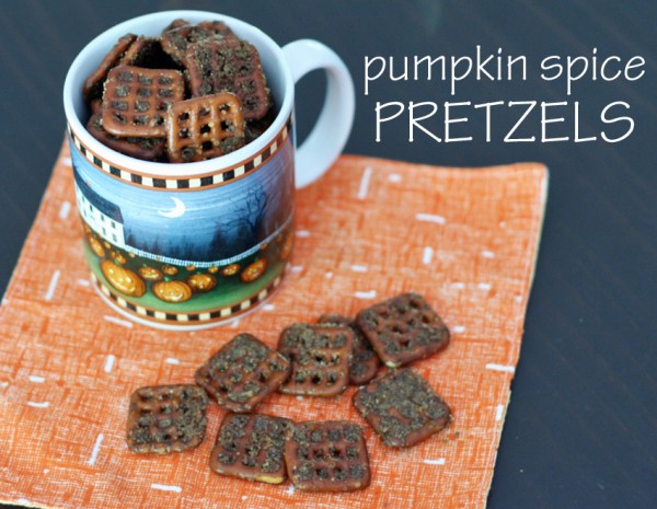 Pumpkin Spice Pretzels