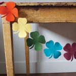 Rainbow Shamrock Garland