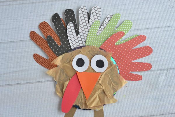 Recycled CD Turkey - Kid Craft