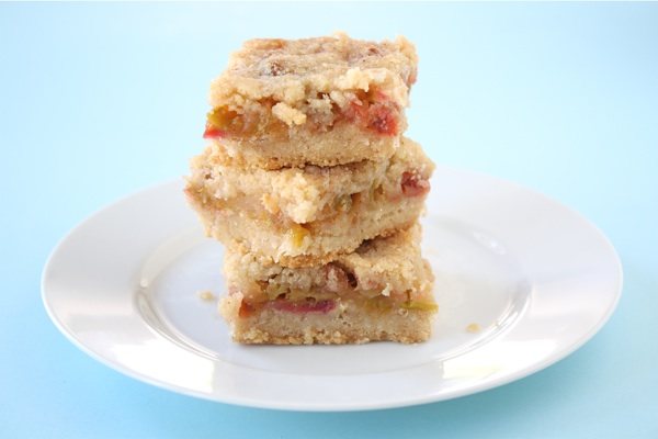 Rhubarb Crumb Bars