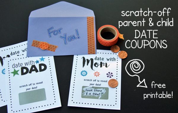 Scratch-off date coupons for your kids!