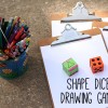 Shape Dice Drawing Game